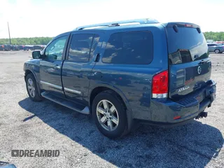 2014 Nissan Armada SV z VIN 5N1AA0NC2EN607107, wystawiony jako IAAI lot #42198605 z przebiegiem 241 099 mil mil oraz . Historia ofert i sprzedaży dostępna na DreamBid. Obrazek 3.