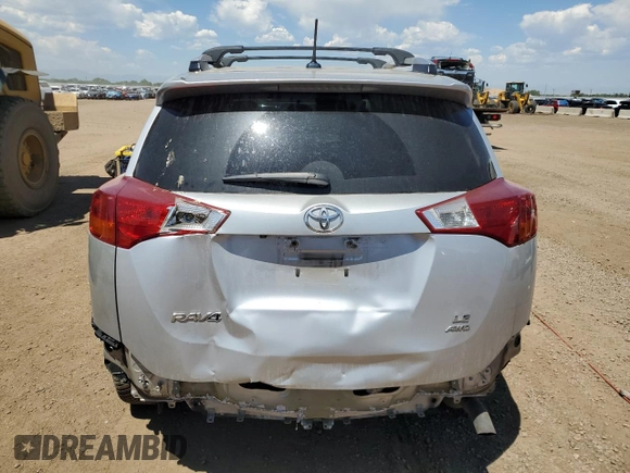 2015 Toyota RAV4 LE with VIN 2T3BFREV8FW234861, listed as a Copart auction lot 63632515 with 95,902 mi miles and Salvage title. Bid and sale history available at DreamBid. Image 6.