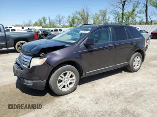 2007 Ford Edge SEL PLUS with VIN 2FMDK39C17BB57132, listed as a Copart auction lot 52845925 with 140,448 mi miles and Salvage Title. Bid and sale history available at carsss.com. Image 1.