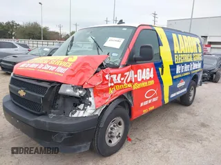 2023 Chevrolet Express Cargo with VIN 1GCWGAFP3P1219054, listed as a IAAI auction lot 41615581 with 36,622 mi miles and . Bid and sale history available at DreamBid. Image 17.