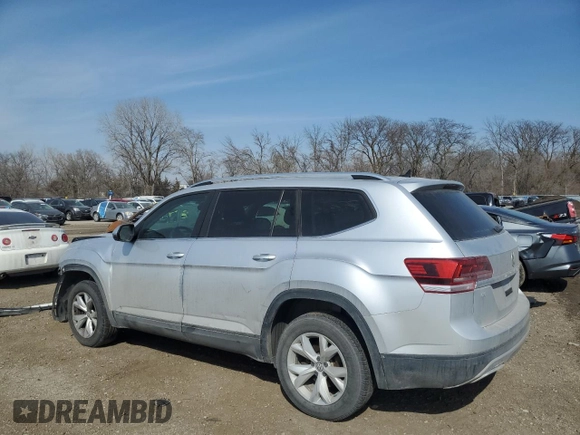 2018 Volkswagen Atlas SE z VIN 1V2LR2CA4JC520784, wystawiony jako Copart lot #47421325 z przebiegiem 170 018 mil mil oraz Szkoda całkowita • Salvage title. Historia ofert i sprzedaży dostępna na DreamBid. Obrazek 2.