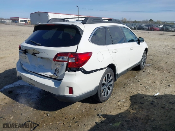 2015 Subaru Outback 2.5i Limited with VIN 4S4BSALC5F3258161, listed as a IAAI auction lot 41752985 with 127,644 mi miles. Bid and sale history available at carsss.com. Image 4.