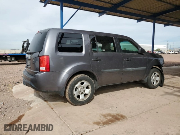 2015 Honda Pilot LX with VIN 5FNYF3H28FB021648, listed as a Copart auction lot 49292675 with 118,841 mi miles and Salvage Title. Bid and sale history available at carsss.com. Image 3.