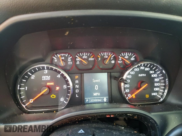 2018 Chevrolet Silverado 1500 Work Truck with VIN 3GCUKNEC3JG274558, listed as a Copart auction lot 46448685 with 203,669 mi miles and Salvage Title. Bid and sale history available at carsss.com. Image 9.