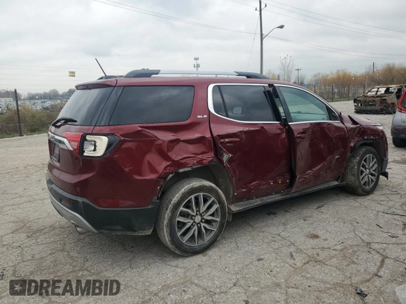 2018 GMC Acadia SLE with VIN 1GKKNLLSXJZ216805, listed as a Copart auction lot 80724664 with 75,004 mi miles and Salvage Title. Bid and sale history available at DreamBid. Image 3.