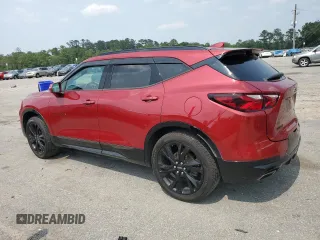 2019 Chevrolet Blazer RS with VIN 3GNKBERS8KS703823, listed as a Copart auction lot 59187075 with 75,979 mi miles and Salvage title. Bid and sale history available at DreamBid. Image 2.