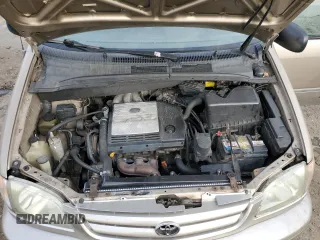 2002 Toyota Sienna LE with VIN 4T3ZF13C12U455861, listed as a Copart auction lot 80950914 with 250,830 mi miles and Salvage Title. Bid and sale history available at carsss.com. Image 12.