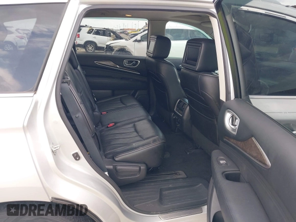 2015 Infiniti QX60 with VIN 5N1AL0MM7FC506839, listed as a IAAI auction lot 42134124 with 103,542 mi miles and . Bid and sale history available at DreamBid. Image 8.