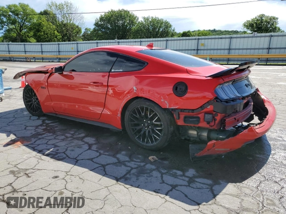 2021 Ford Mustang GT z VIN 1FA6P8CF8M5107039, wystawiony jako Copart lot #56336905 z przebiegiem 84 752 mil mil oraz Szkoda całkowita • Salvage title. Historia ofert i sprzedaży dostępna na DreamBid. Obrazek 2.