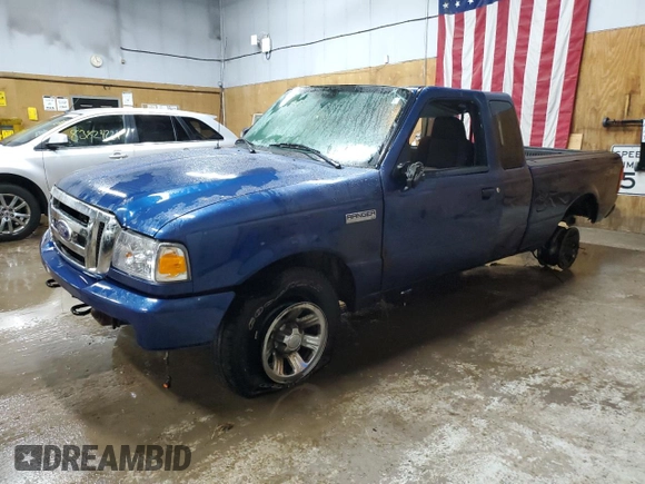 2009 Ford Ranger XLT with VIN 1FTZR45E79PA52531, listed as a Copart auction lot 83441734 with 127,703 mi miles and Clean Title. Bid and sale history available at carsss.com. Image 1.