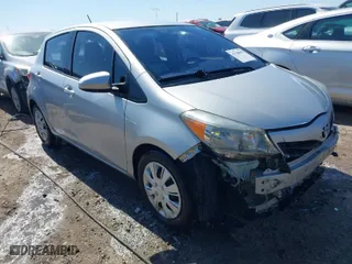 2014 Toyota Yaris L with VIN JTDKTUD32ED593419, listed as a IAAI auction lot 41780903 with 81,609 mi miles. Bid and sale history available at carsss.com. Image 1.