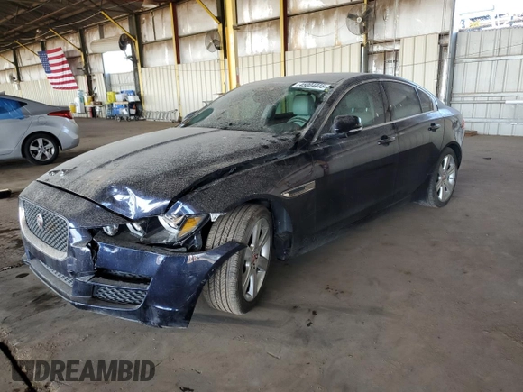 2017 Jaguar XE 25t Prestige with VIN SAJAE4BG8HA952596, listed as a Copart auction lot 45004445 with 48,109 mi miles and Salvage Title. Bid and sale history available at carsss.com. Image 1.