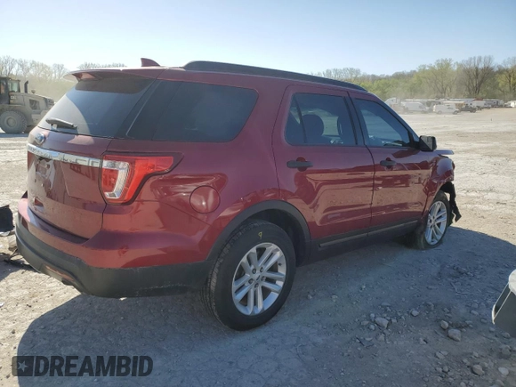 2017 Ford Explorer with VIN 1FM5K7B84HGB62661, listed as a Copart auction lot 53050855 with 106,320 mi miles and Salvage title. Bid and sale history available at DreamBid. Image 3.