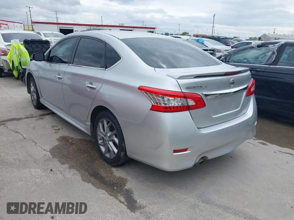 2015 Nissan Sentra SV with VIN 3N1AB7AP8FY293778, listed as a IAAI auction lot 41917141 with 154,388 mi miles and . Bid and sale history available at DreamBid. Image 3.