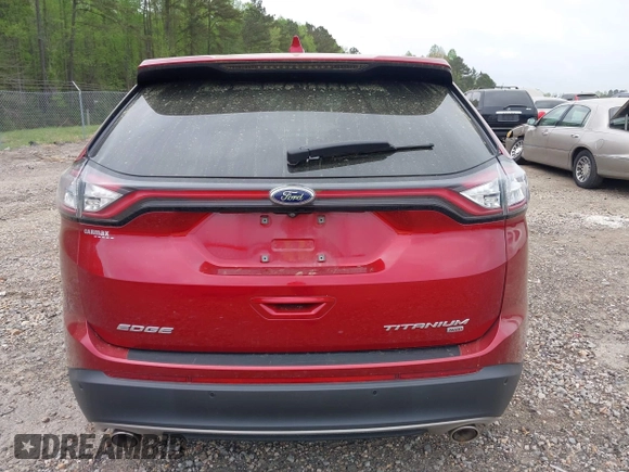 2016 Ford Edge Titanium with VIN 2FMPK4K81GBC29634, listed as a IAAI auction lot 41951816 with 58,400 mi miles. Bid and sale history available at carsss.com. Image 16.