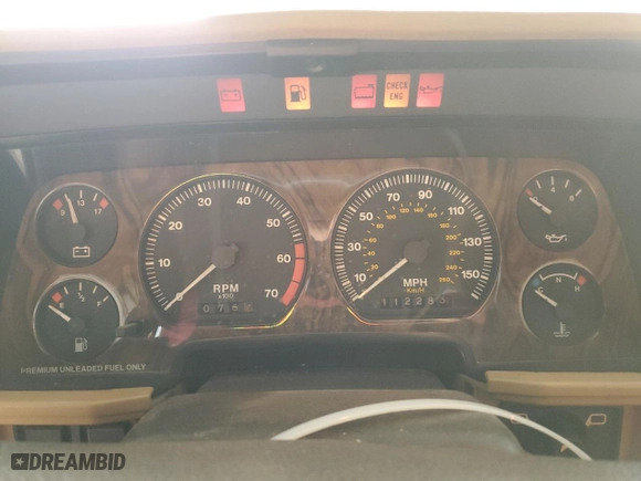 1995 Jaguar XJS Convertible with VIN SAJNX2743SC199277, listed as a Copart auction lot 42585325 with 112283 miles and Clean Title. Bid and sale history available at carsss.com. Image 9.