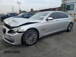 2011 BMW 7 Series 740Li with VIN WBAKB4C57BC575003, listed as a Copart auction lot 41460825 with 114,779 mi miles and Salvage Title. Bid and sale history available at carsss.com. Image 1.