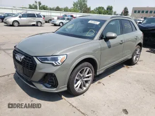 2022 Audi Q3 S line Premium Plus with VIN WA1EECF31N1007643, listed as a Copart auction lot 49499692 with 5,533 mi miles. Bid and sale history available at carsss.com. Image 2.
