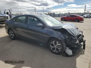 2021 Kia Forte LXS with VIN 3KPF24AD7ME334598, listed as a Copart auction lot 50231785 with 37,448 mi miles and Salvage Title. Bid and sale history available at DreamBid. Image 4.