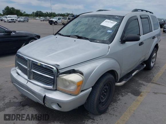 2005 Dodge Durango SLT with VIN 1D4HB48D75F562772, listed as a IAAI auction lot 42327497 with 257,215 mi miles and . Bid and sale history available at DreamBid. Image 6.