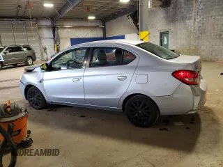 2020 Mitsubishi Mirage G4 SE with VIN ML32F4FJ2LHF00459, listed as a Copart auction lot 53463115 with 61,234 mi miles and Salvage Title. Bid and sale history available at carsss.com. Image 2.