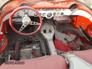 1956 Chevrolet Corvette с VIN E56S001613, выставлен на аукционе Copart как лот 75833614 с пробегом 5 646 миль миль и Списание • Salvage title. История ставок и продаж доступна на DreamBid. Изображение 8.