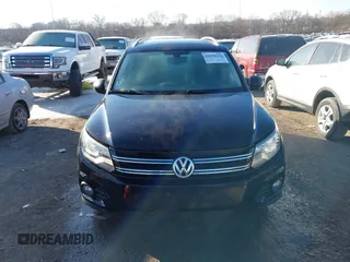 2016 Volkswagen Tiguan S with VIN WVGBV7AX3GW522378, listed as a IAAI auction lot 41391294 with 106,278 mi miles and . Bid and sale history available at DreamBid. Image 12.