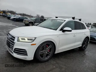 2018 Audi SQ5 Premium Plus with VIN WA1A4AFY7J2238987, listed as a Copart auction lot 82103784 with 57,879 mi miles and Salvage Title. Bid and sale history available at DreamBid. Image 1.