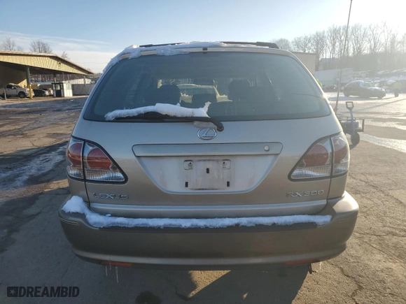 2003 Lexus RX 300 with VIN JTJGF10U930158165, listed as a Copart auction lot 42191055 with 94,911 mi miles and Salvage Title. Bid and sale history available at carsss.com. Image 6.