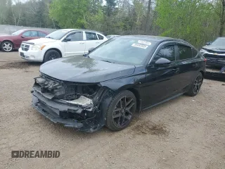 2022 Honda Civic Sport Touring z VIN 19XFL1G81NE401705, wystawiony jako Copart lot #55492835 z przebiegiem 75 043 mil mil oraz Szkoda całkowita • Salvage title. Historia ofert i sprzedaży dostępna na DreamBid. Obrazek 1.