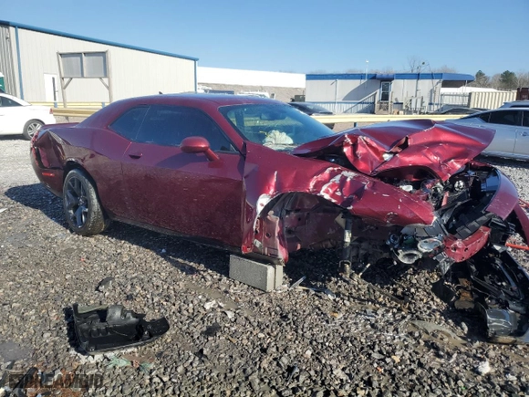 2019 Dodge Challenger SXT with VIN 2C3CDZAG3KH503560, listed as a Copart auction lot 48567445 with 77,809 mi miles and Salvage Title. Bid and sale history available at carsss.com. Image 4.