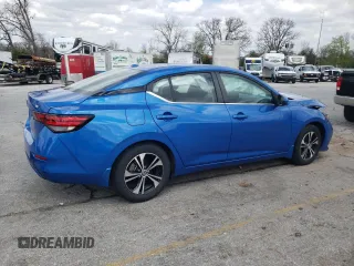 2022 Nissan Sentra SV with VIN 3N1AB8CV6NY237550, listed as a Copart auction lot 52093505 with 50,014 mi miles and Salvage Title. Bid and sale history available at carsss.com. Image 3.