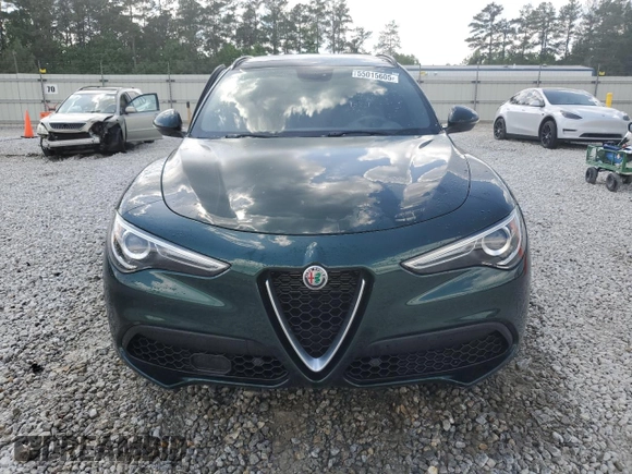 2019 Alfa Romeo Stelvio Ti with VIN ZASPAKBN4K7C69619, listed as a Copart auction lot 55015605 with 30,083 mi miles and Salvage title. Bid and sale history available at DreamBid. Image 5.