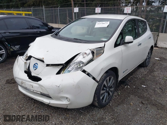 2016 Nissan LEAF SL with VIN 1N4BZ0CP5GC306794, listed as a IAAI auction lot 41120675 with 46,819 mi miles. Bid and sale history available at carsss.com. Image 17.