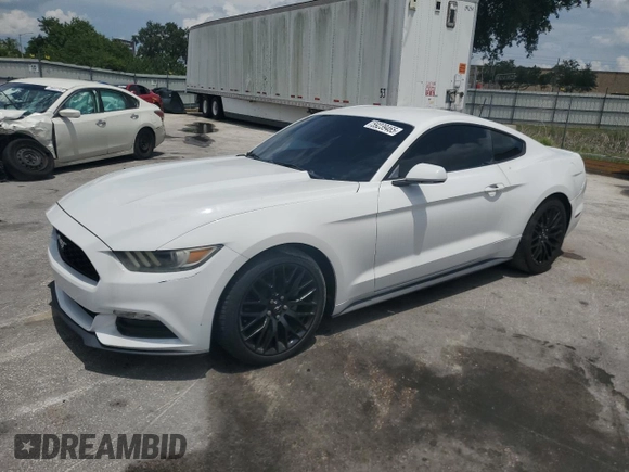 2015 Ford Mustang V6 with VIN 1FA6P8AM0F5350767, listed as a Copart auction lot 59239465 with 109,097 mi miles and Salvage title. Bid and sale history available at DreamBid. Image 1.