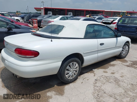 1997 Chrysler Sebring JX z VIN 3C3EL45H4VT624613, wystawiony jako IAAI lot #42262828 z przebiegiem Nie podano mil oraz . Historia ofert i sprzedaży dostępna na DreamBid. Obrazek 4.