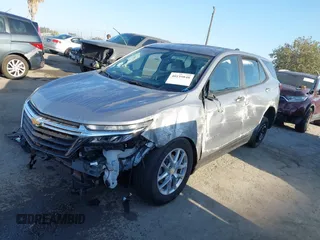 2024 Chevrolet Equinox LS with VIN 3GNAXHEGXRL166151, listed as a IAAI auction lot 40159848 with 8,210 mi miles and . Bid and sale history available at DreamBid. Image 18.