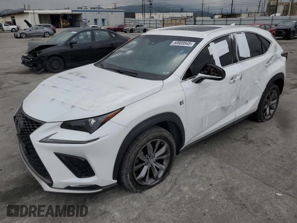 2019 Lexus NX with VIN JTJYARBZ4K2142551, listed as a Copart auction lot 50809545 with 79,270 mi miles and Salvage Title. Bid and sale history available at carsss.com. Image 1.