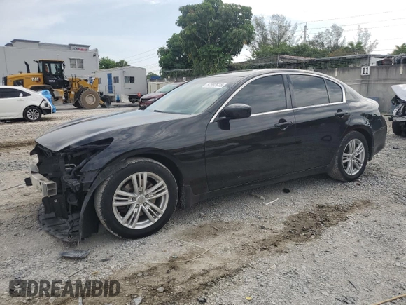 2013 Infiniti G37 Journey with VIN JN1CV6AP9DM725269, listed as a Copart auction lot 57997615 with 149,622 mi miles and Salvage title. Bid and sale history available at DreamBid. Image 1.