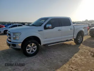 2015 Ford F-150 XLT with VIN 1FTEW1EG7FKD55258, listed as a Copart auction lot 61182045 with 320,650 mi miles and Salvage title. Bid and sale history available at DreamBid. Image 1.