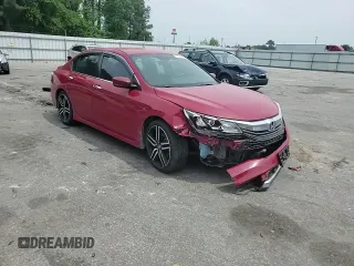 2016 Honda Accord Sport with VIN 1HGCR2F56GA038954, listed as a Copart auction lot 54145225 with 155,096 mi miles and Salvage title. Bid and sale history available at DreamBid. Image 13.