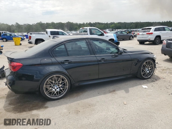 2016 BMW M3 z VIN WBS8M9C53G5E68686, wystawiony jako Copart lot #54290485 z przebiegiem 32 718 mil mil oraz Czysty tytuł • Clean title. Historia ofert i sprzedaży dostępna na DreamBid. Obrazek 3.