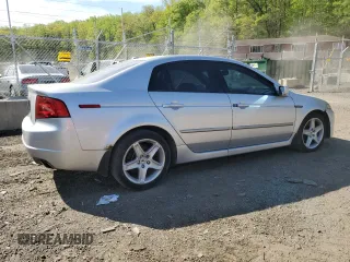2005 Acura TL with VIN 19UUA66265A080997, listed as a Copart auction lot 53651795 with 87,424 mi miles and Salvage Title. Bid and sale history available at carsss.com. Image 3.