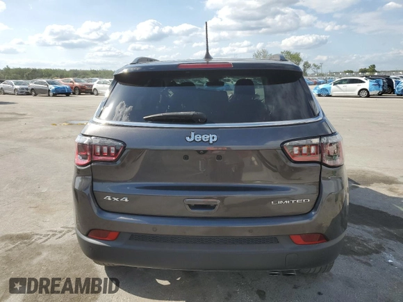 2021 Jeep Compass Limited with VIN 3C4NJDCB6MT521708, listed as a Copart auction lot 52402205 with 38,939 mi miles and Non Repairable. Bid and sale history available at carsss.com. Image 6.