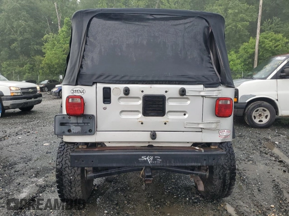 2004 Jeep Wrangler X with VIN 1J4FA39S84P718805, listed as a Copart auction lot 59949875 with 119,295 mi miles and Salvage title. Bid and sale history available at DreamBid. Image 6.