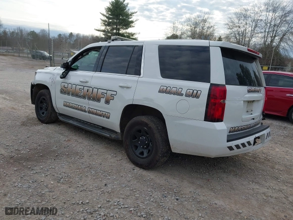 2020 Chevrolet Tahoe Commercial with VIN 1GNLCDEC7LR199179, listed as a IAAI auction lot 41502623 with 87,271 mi miles. Bid and sale history available at carsss.com. Image 3.