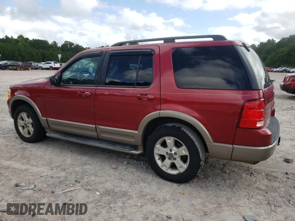2003 Ford Explorer Eddie Bauer with VIN 1FMDU74K93UB13996, listed as a Copart auction lot 69265234 with 329,165 mi miles and Salvage title. Bid and sale history available at DreamBid. Image 2.
