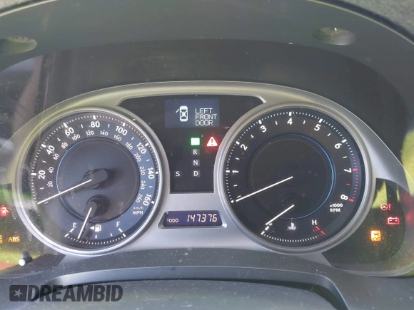 2009 Lexus IS 250 with VIN JTHCK262192030877, listed as a IAAI auction lot 42209789 with 147,376 mi miles and . Bid and sale history available at DreamBid. Image 7.