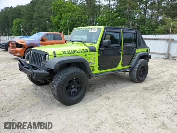 2013 Jeep Wrangler Unlimited Sport z VIN 1C4BJWDG6DL505416, wystawiony jako Copart lot #59910525 z przebiegiem 115 908 mil mil oraz Czysty tytuł • Clean title. Historia ofert i sprzedaży dostępna na DreamBid. Obrazek 1.