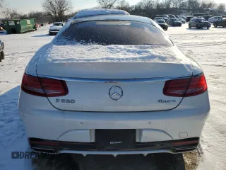 2016 Mercedes-Benz S-Class S 550 with VIN WDDXJ8FB2GA013717, listed as a Copart auction lot 87459944 with 105,512 mi miles and Salvage Title. Bid and sale history available at carsss.com. Image 6.